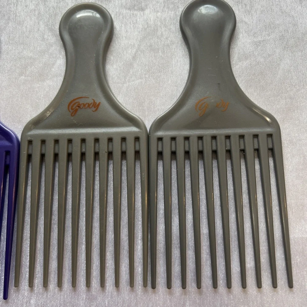 Lot Of 4 Vintage 90s Goody Hair Pick Lift Combs Picks 5